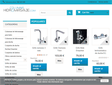 Tablet Screenshot of columnahidromasaje.com